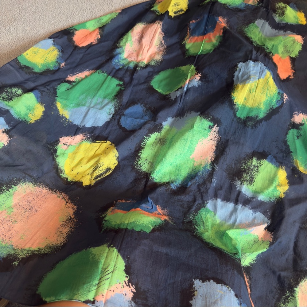 NWT Marimekko Multicolor Abstract Scarf - Picture 5 of 7